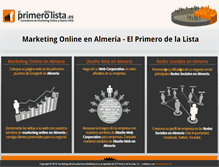 Tablet Screenshot of marketing-almeria.elprimerodelalista.es