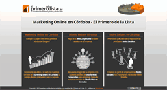 Desktop Screenshot of marketing-cordoba.elprimerodelalista.es