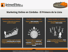 Tablet Screenshot of marketing-cordoba.elprimerodelalista.es