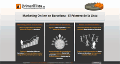 Desktop Screenshot of marketing-barcelona.elprimerodelalista.es