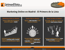 Tablet Screenshot of marketing-madrid.elprimerodelalista.es
