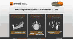 Desktop Screenshot of marketing-sevilla.elprimerodelalista.es