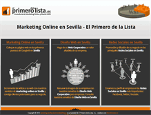 Tablet Screenshot of marketing-sevilla.elprimerodelalista.es